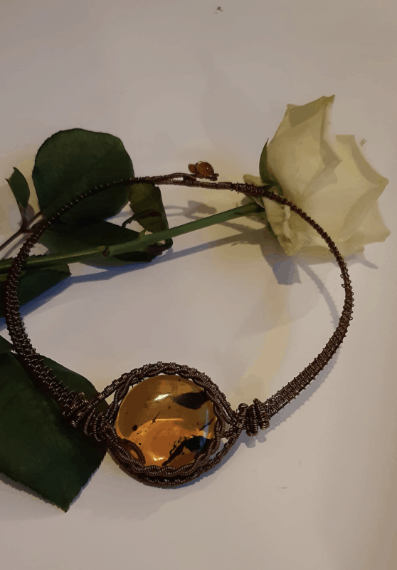 necklace wire wrap jewellery